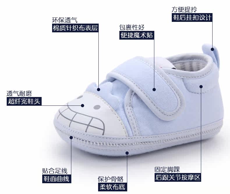 Chaussures enfants en coton pour printemps - Ref 1038312 Image 9