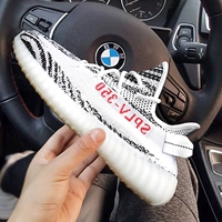 Мужские туфли Angel Starry White Zebra Yeezy Coconut 350V2, чисто белое мороженое, новые серые, оранжевые мужские туфли Putian