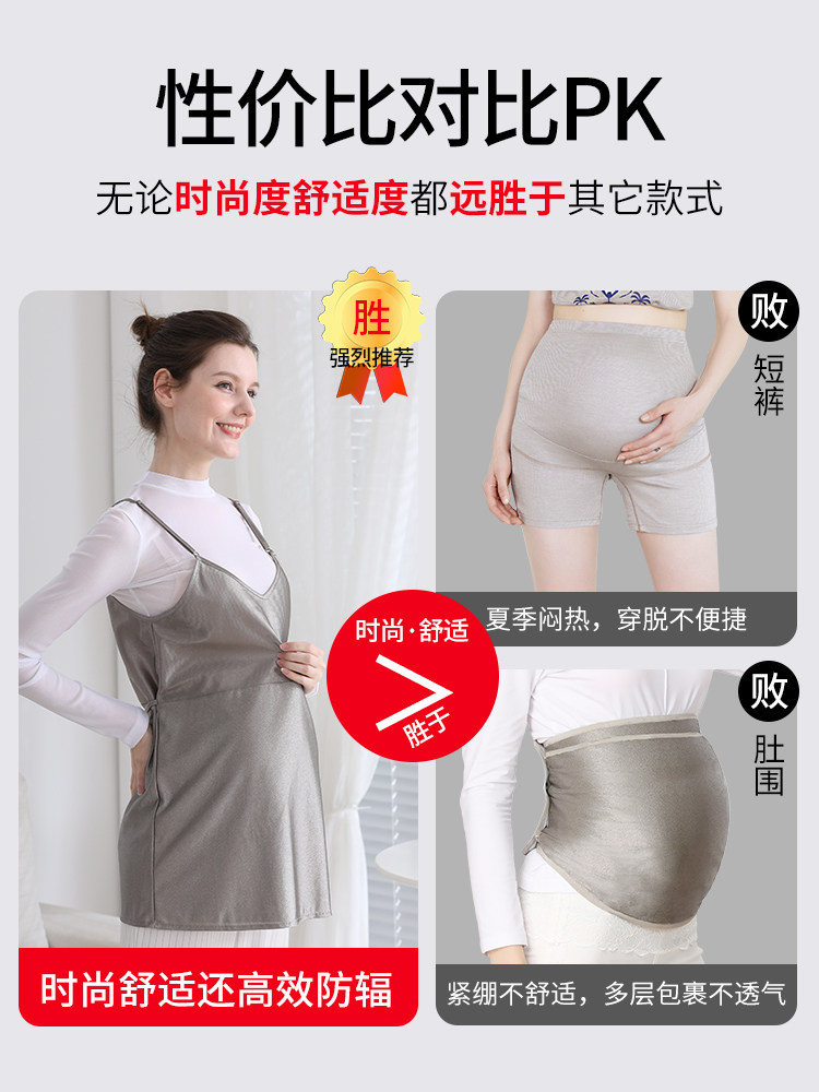 Radiation Protection Clothing, Maternity Wear, Genuine Office Worker Inner Wear, Invisible Belly Cover, Protective Clothing for All Seasons during Pregnancy