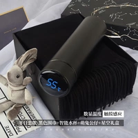 Зимний черный умный шарф, звездное небо, подарочная коробка