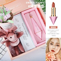 Яркая медовая любовь (тыквенный цвет+серьги+цветочные огни кролика)