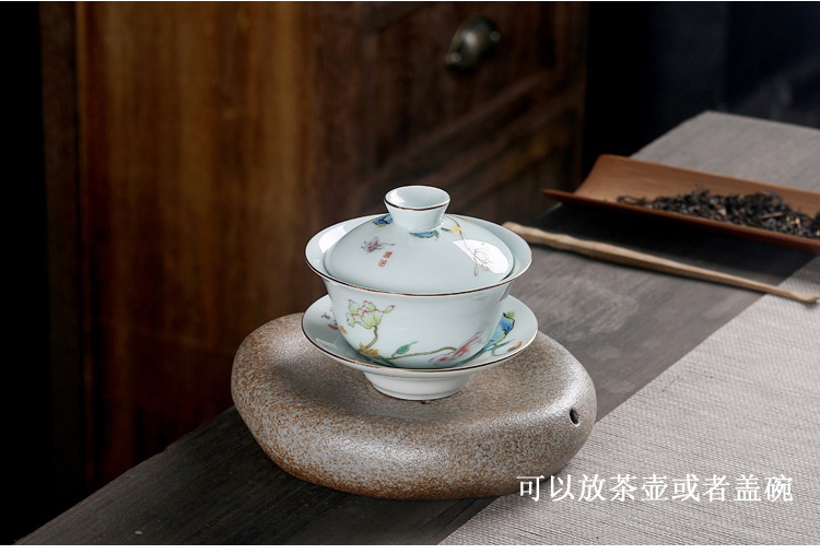 Xin arts edge roughness after getting a pot bearing pot doesn dry small tea tray was coarse some ceramic porcelain water bearing Japanese tea
