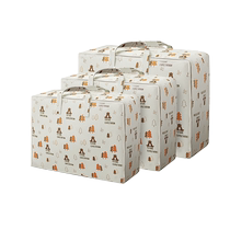 Quilt storage bag for clothes large capacity luggage moving packing bag quilt finishing woven bag extra large