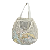 Sock storage hanging bag for underwear hanging storage bag behind wardrobe door sundries storage wall-mounted mesh bag artifact