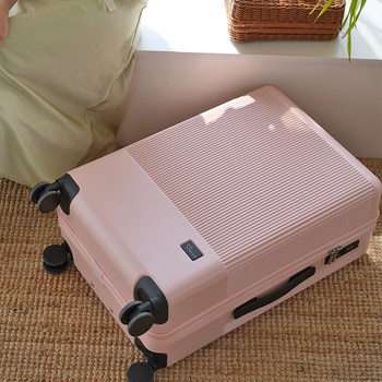 Pc Suitcase 2025 New Model Trolley Luggage for Female Students, Large Capacity, 24inch Combination Lock Carry-On Suitcase, 26-Inch, Sturdy and Lightweight