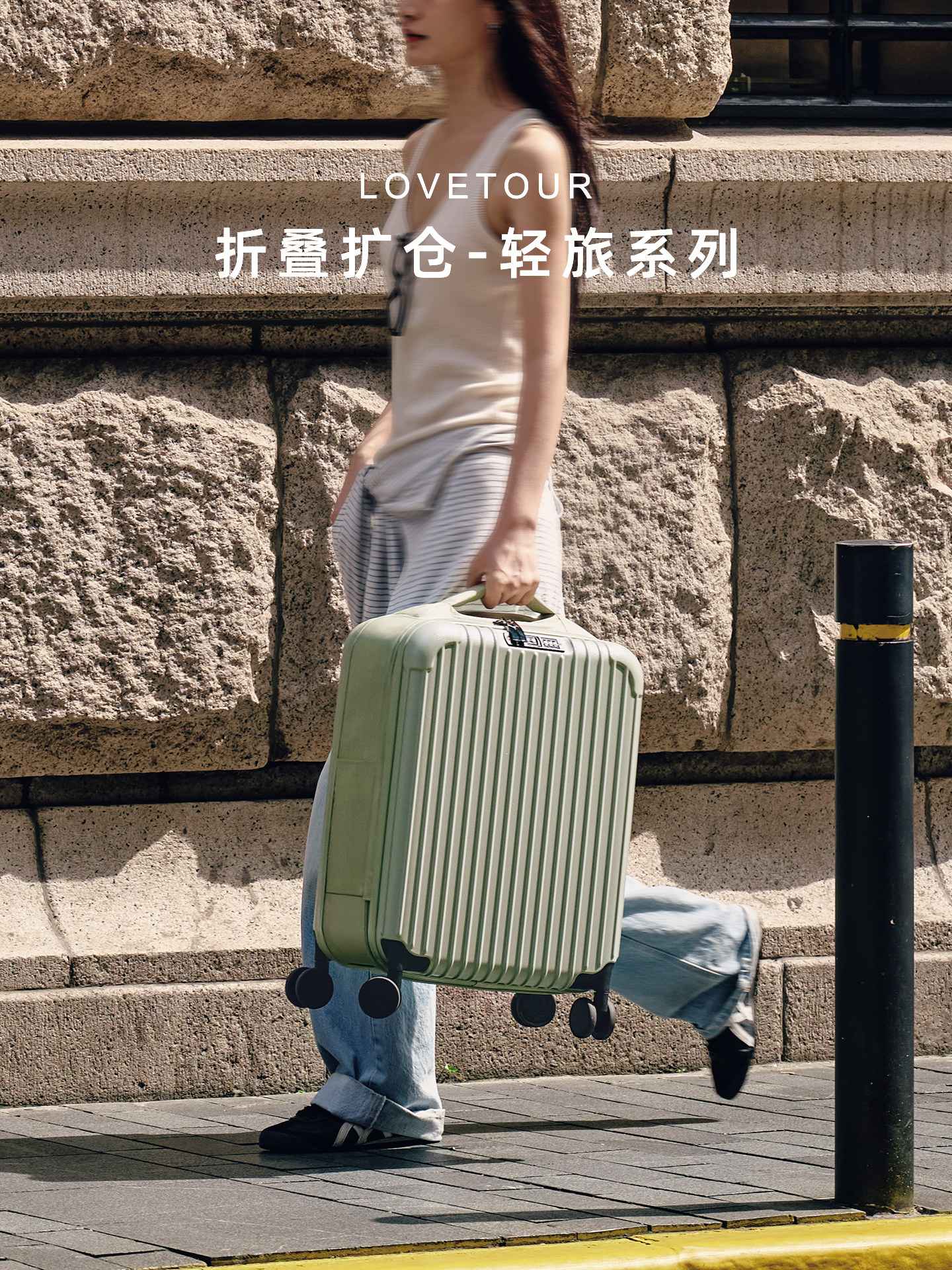 25-Year New Model Foldable Suitcase Travel Case 20inch Spinner Wheels Unisex Student Durable Password Lock Suitcase