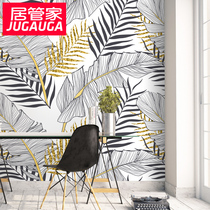 TV background wall wallpaper 8d three-dimensional relief wall cloth bedroom living room modern simple wallpaper Nordic style mural