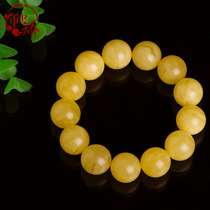 Decorated in the natural mineral amber beeswax bracelet single circle chicken oil yellow beeswax handstring men and women
