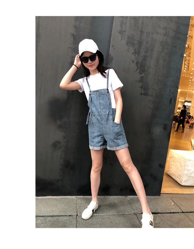 Trang phục dành cho phụ huynh-trẻ em 2019 cô gái thủy triều mới mùa hè mỏng phần trẻ em denim quần short mẹ và con gái nước ngoài mẹ và con - Trang phục dành cho cha mẹ và con