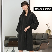 3D звезда халат (черный)