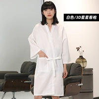 3D звезда халат (белый)