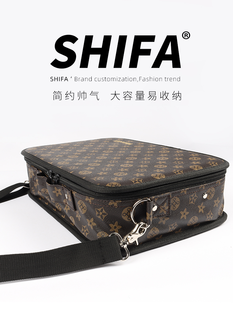 Hair stylist tool management tool shop multi-function scissors bag Hair tool bag Hair cutting zipper portable electric shearing bag