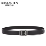 波斯丹顿 Кожаный ремень, штаны, из натуральной кожи, в корейском стиле