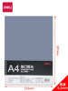 Deli A4 Binding Film Transparent Pvc Film Punched Binding Cover Paper Plastic Binding Cover