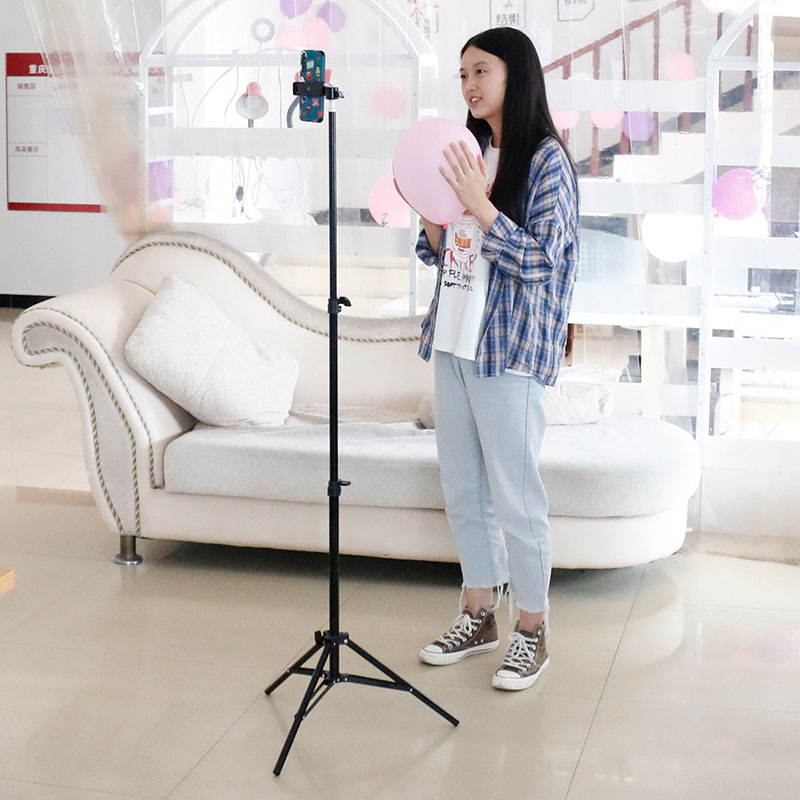 Mobile phone shooting bracket landing live photo tripod indoor and outdoor vibrato selfie photography video video retractable folding portable support frame