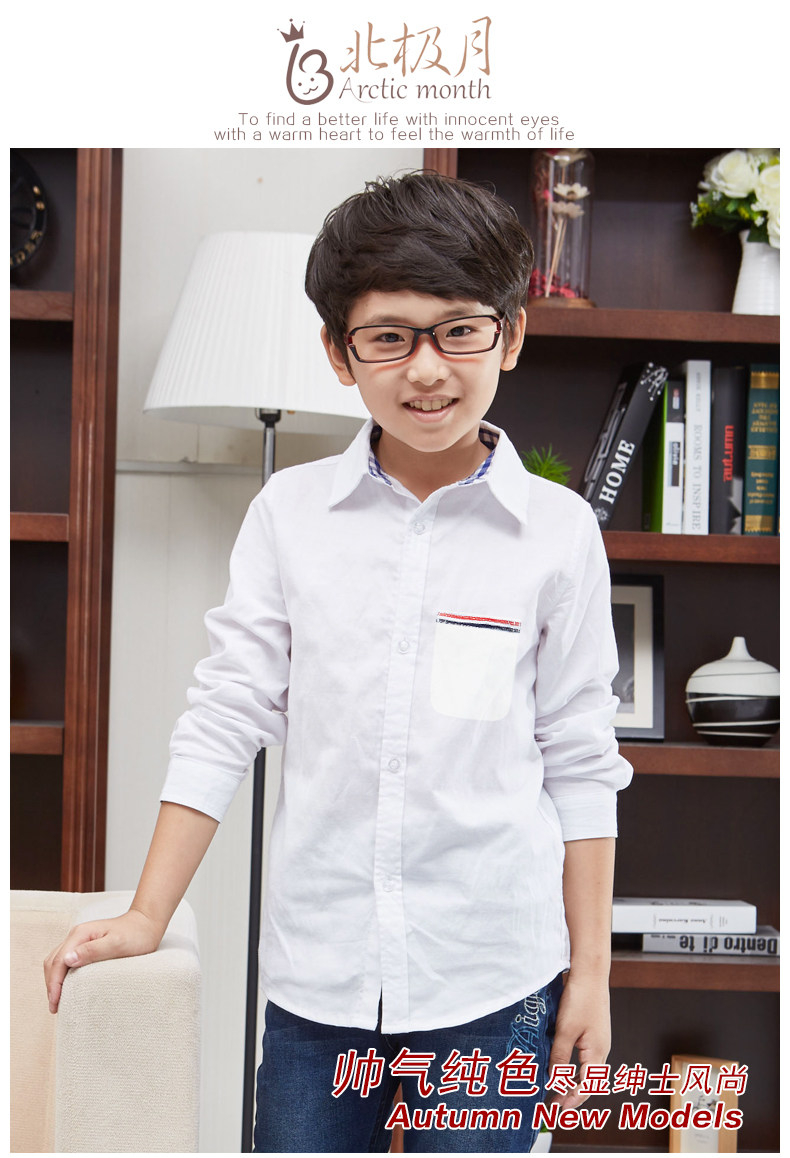 Chemise garcon à manche longue - Ref 2077147 Image 9