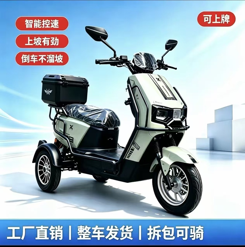 Cangqiong Leisure Electric Tricycle 2026 New Model Elderly Mobility Tricycle 72V96V Battery Tricycle