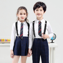 Childrens Day Performance Costume Kindergarten Boys and Girls with Pants Chorus Performance Costume Primary School Graduation Recitation