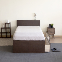 Special price 1 m single bed drawer storage export Japanese cot high storage simple Japanese Nordic small apartment