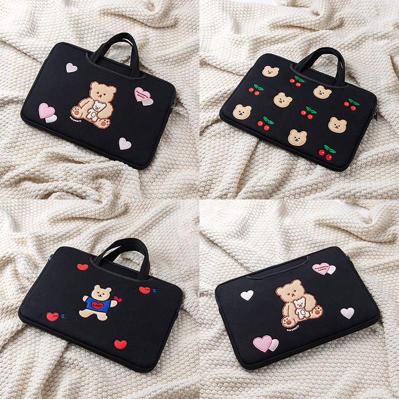 Computer bag 14-inch woman applies Apple macbook Huawei matebook Lenovo Little New air13 Laptop Liner Pro HP Ipad Protective Sleeve 13 3