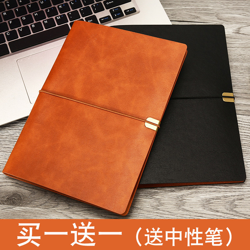 A5 Cornell loose-leaf notebook Detachable Business Office Soft Leather A6 Living Page clip minimalist college student coworkers B5 strap notepad Handbooks This work conference record This can be customized