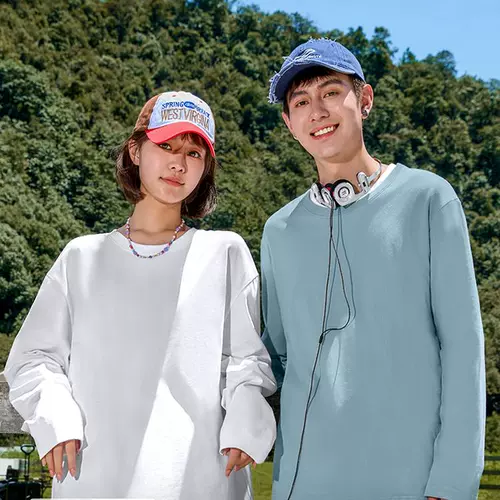 Парная одежда для влюбленных, мужской хлопковый базовый приятный телу лонгслив, короткий рукав