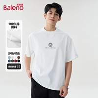 【1 кусок 220G Тяжелый короткий рукав】 Белый #MB Серый круглый этикетка