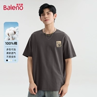 【Чистый хлопковый короткий рукав】 Средний серой#МБ золотая панда