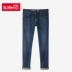 Baleno Benny Road Classic rách quần jeans nam Teen eo thấp quần thẳng nam quần áo thể thao nam Cao bồi