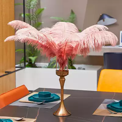 ins Candlestick ornaments European style Nordic American simple luxury high foot table living room romantic wedding wedding decoration