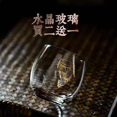 Kung Fu teacup Master Cup small cup hat Japanese teacup tea cup tea bowl glass single glazed cup tea cup