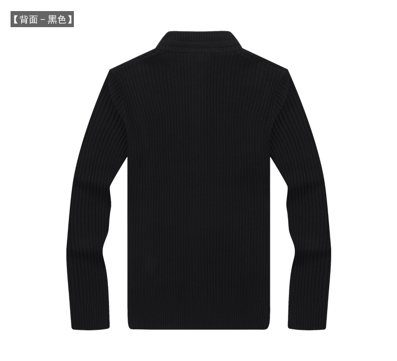 2018 Winter AFQ Men Áo len cardigan Áo len dệt kim giản dị Áo khoác đứng cổ áo len Kích thước lớn Áo len màu áo cardigan nam
