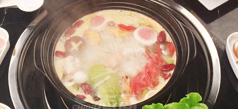 Chigo Chigo 841 nồi lẩu cảm ứng nhúng dây tròn điều khiển khách sạn thương mại rượu lẩu chuyên dụng - Bếp cảm ứng