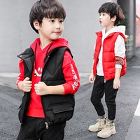 Áo vest bé trai 2018 thu đông mới cho bé gái vest cotton pad vest trong những đứa trẻ lớn dày ấm mùa đông Hàn Quốc áo phao trẻ em