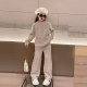 Girls' sweater suit 2022 autumn and winter new trendy foreign style big children's net red fried street Korean version of children's knitted autumn clothing