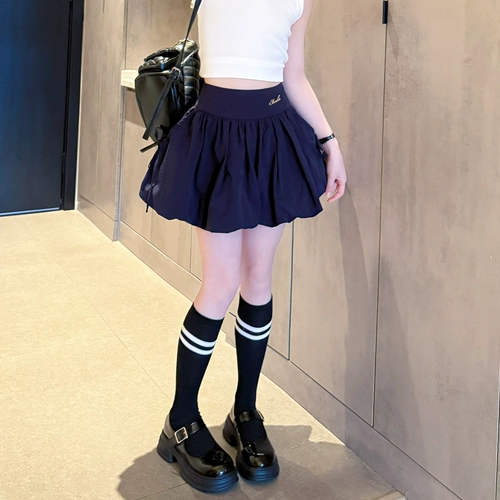 Детская юбка, летняя одежда, черные штаны