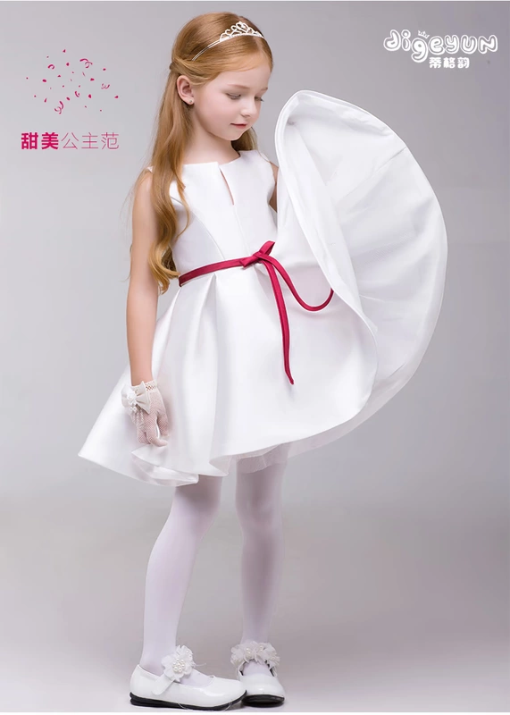 Trẻ em ăn mặc cô gái hoa cưới cô gái lớn cậu bé phiên bản công chúa Hàn Quốc cô gái trình diễn trình diễn váy váy tutu quần áo sành điệu cho be gái