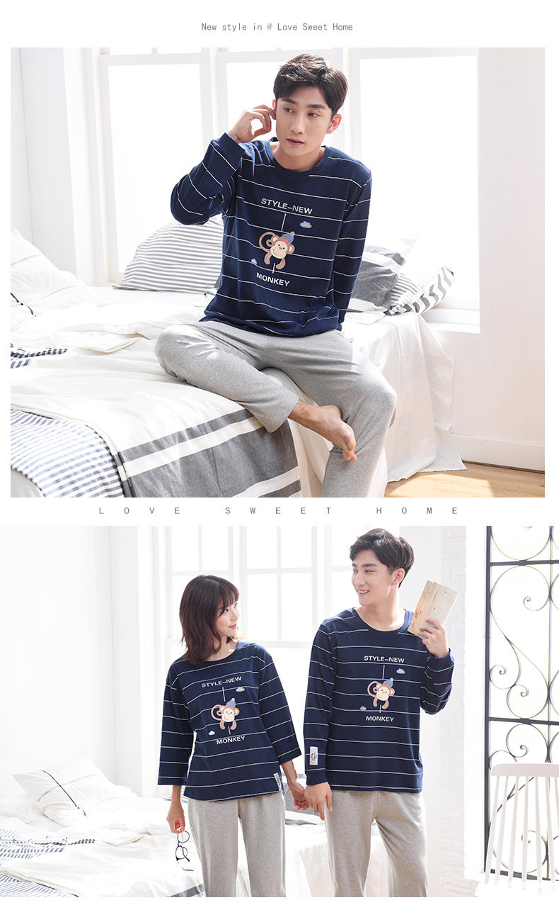 Pyjama mixte en Coton à manches longues - Ref 3006032 Image 17