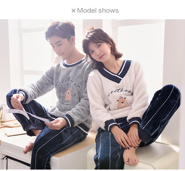 Pyjama mixte en Polyester Polyester  à manches longues - Ref 3005683 Image 8