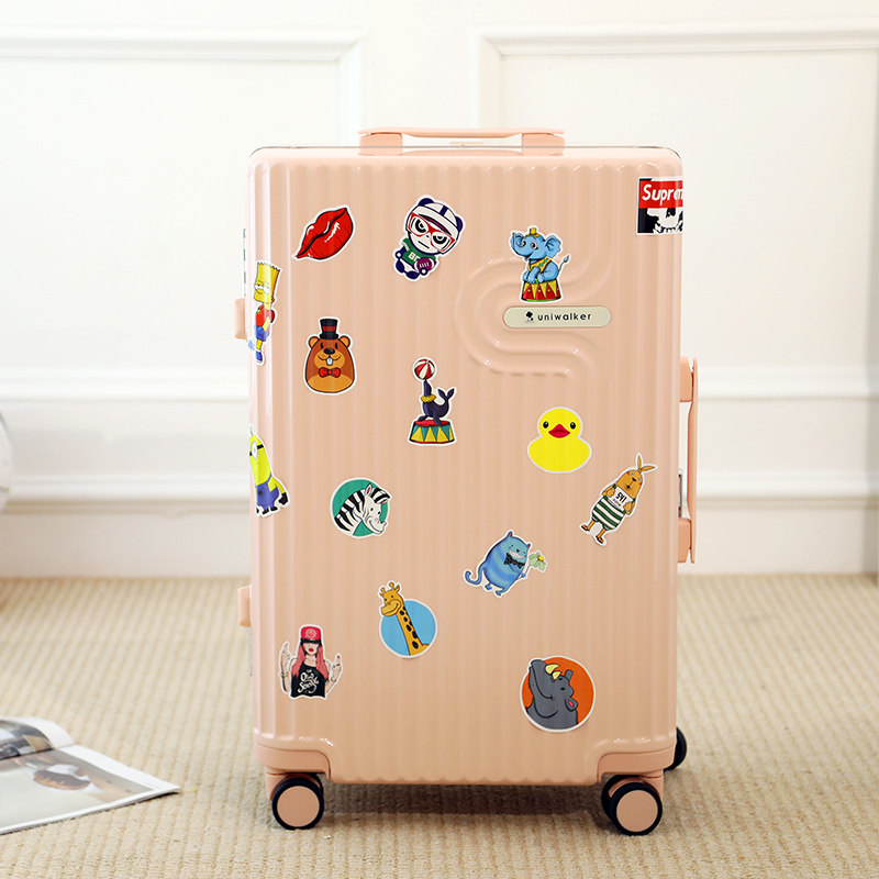 Anime suitcase stickers suitcase waterproof tide brand flow laptop stickers decorative stickers One Piece Avengers Alliance male cartoon personality trendy skateboard comic box stickers ins trolley case
