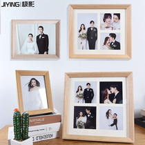 Photo frame set-up American creative decoration wedding photo and washing and printing frame making baby photo hanging wall customization