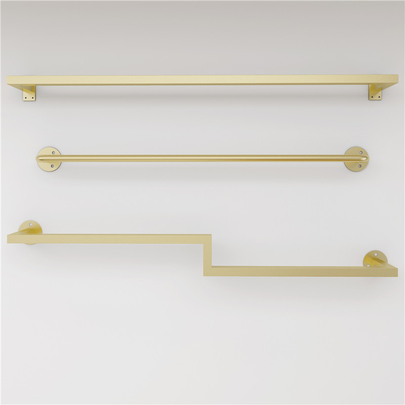 Clothing Store Display Rack Upper Wall Hanging Male And Female Loading Shelf Hooks Positive Hanging Point Hanging Clothing Rack Wall Hung Hanger