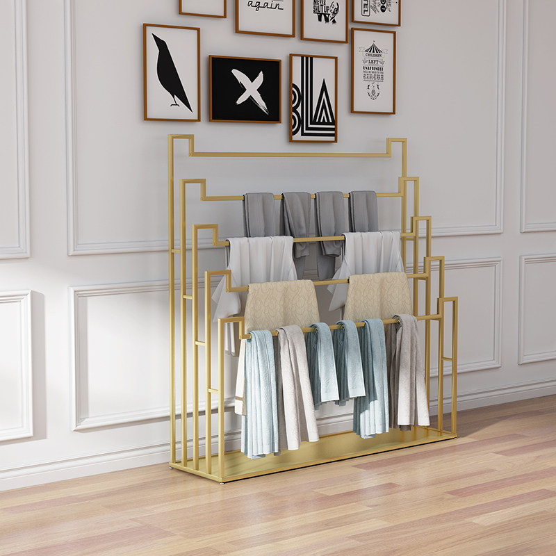 Scarf Shelf Floor Trousers Rack Clothing Shop Silk Towels Shelf Fabric Display Rack Shawl Shelf Hanging Fabric Rack