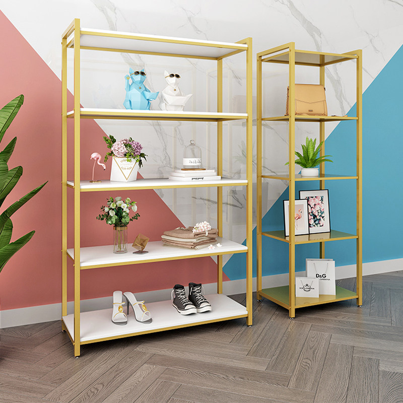 Shoe Store Shoe Rack Show Shelf Minimalist Modern Bag Shelf Multilayer Set Items Display Shelf Shop Shop Window Creative Shelves