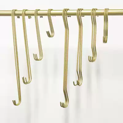 Clothing store hook on the wall s hook wrought iron paint gold decoration multi-function hanger Clothing store creative clothes hook