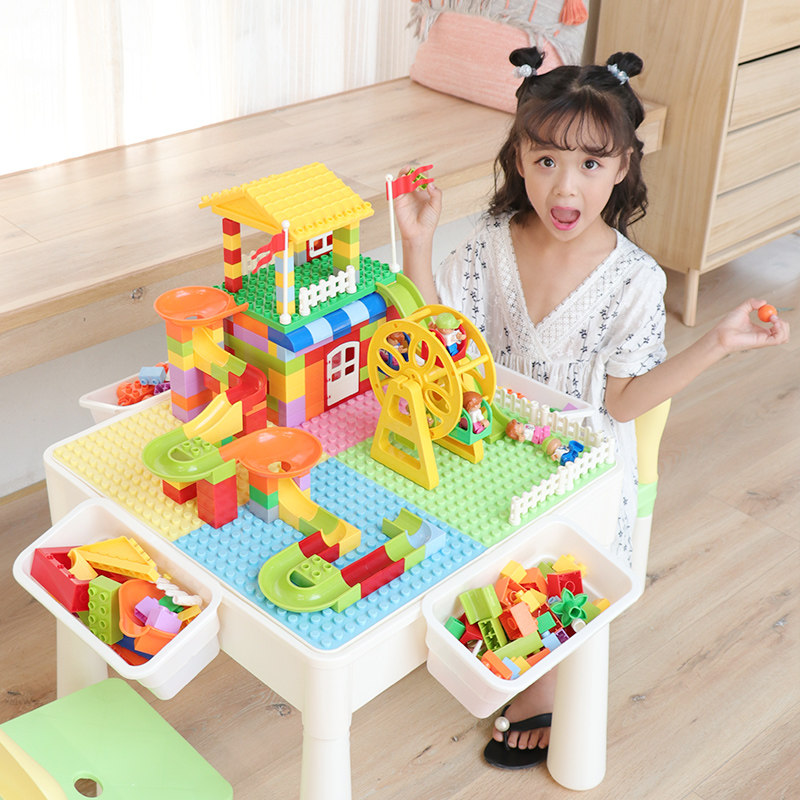 lego building block table