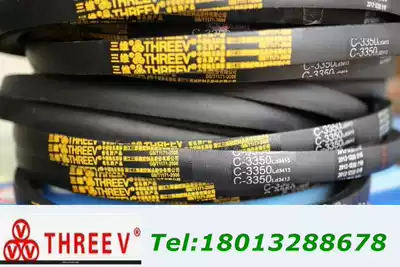Three-dimensional rubber V-belt C3150)C3200)C3226)C3251)C3302)C3353)C3378