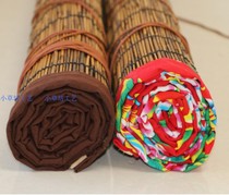 Edge Reed curtain retro grass curtain bamboo curtain bamboo curtain sunshade roller curtain farmhouse curtain decorative curtain partition curtain