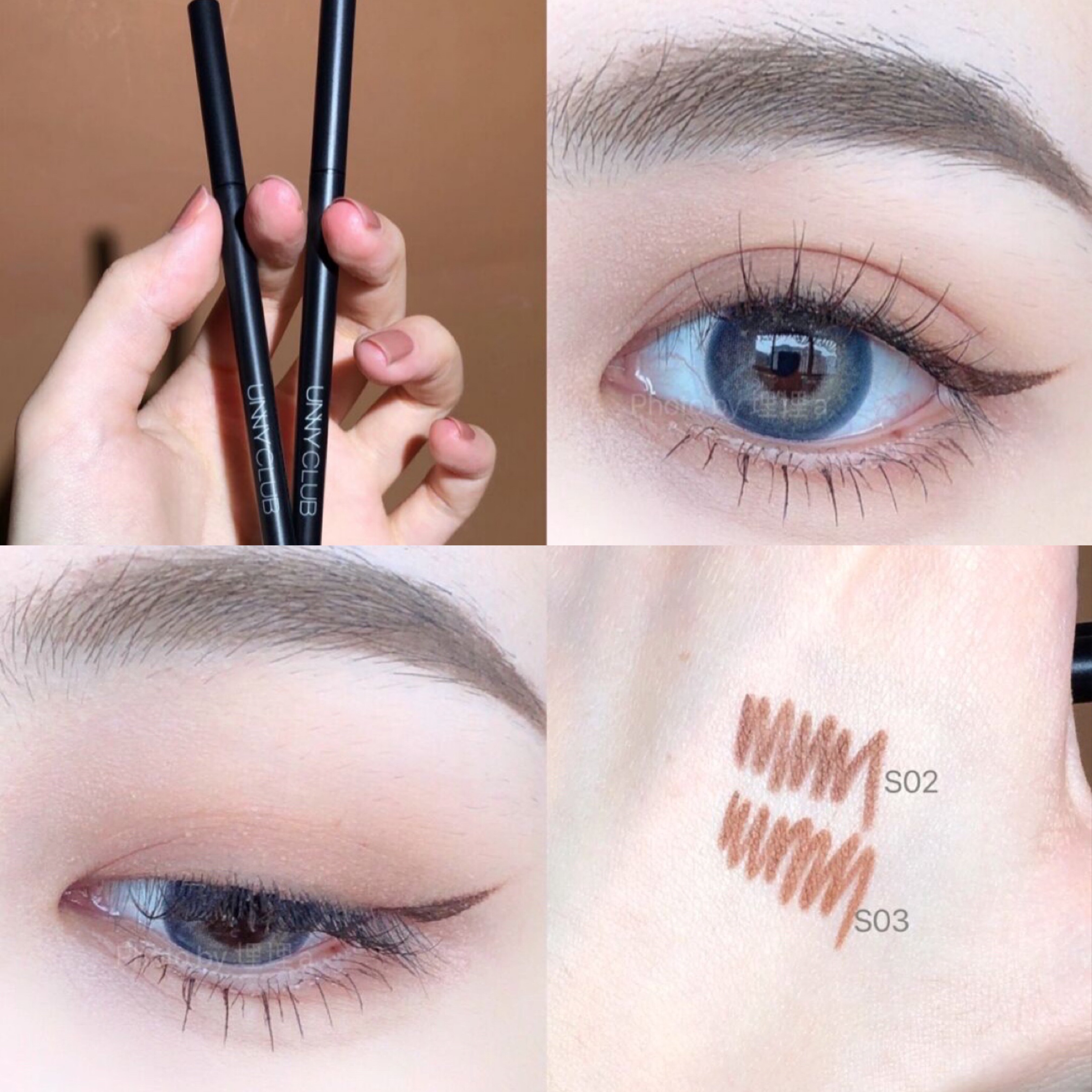 Korean version store owner self-use Korea unny eye line glue pen extremely fine eye line pen waterproof and sweat-proof lasting not fainting new hand