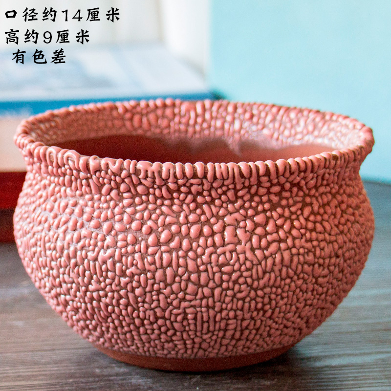 Mage old running more meat high pot through pockets ceramic plant POTS, purple sand pottery and porcelain clay medium size wholesale
